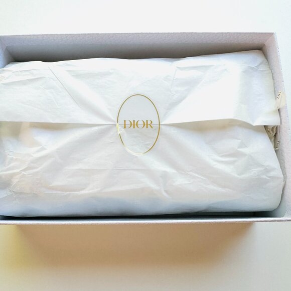 3406 DIOR FABRIC POUCH WITH CLASSIC DIOR BOX PACKAGING LUXURY GIFT - Picture 2 of 13